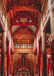 Inside Phat Diem cathedral - Ninh Binh