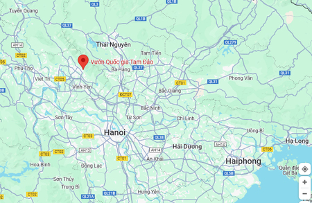 Tam Dao Position Map